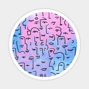 Aesthetic Pastel Design Magnet